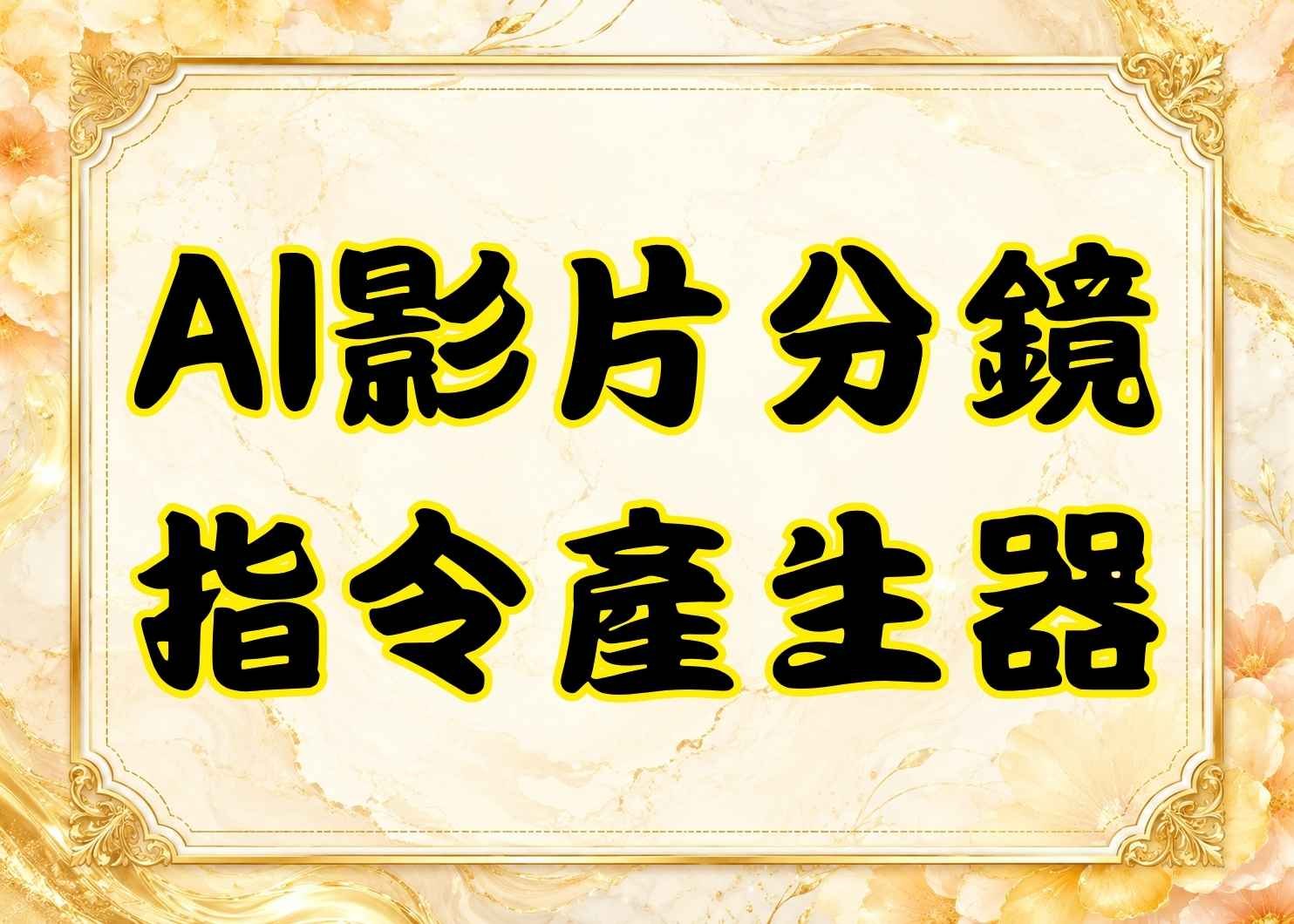 AI短影音分鏡提示詞產生器｜一鍵生成短影片腳本、口播文案與AI影片提示詞