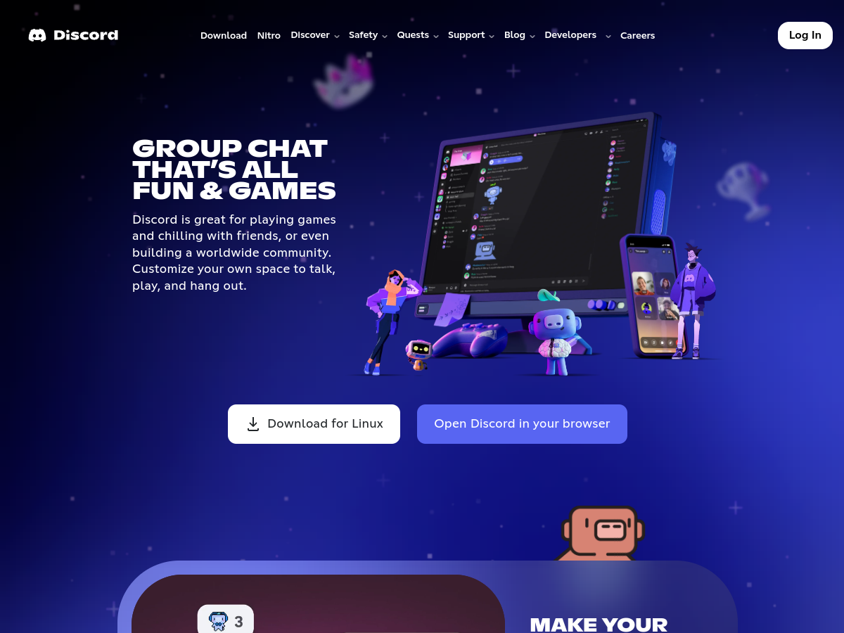 Discord 網站擷取圖