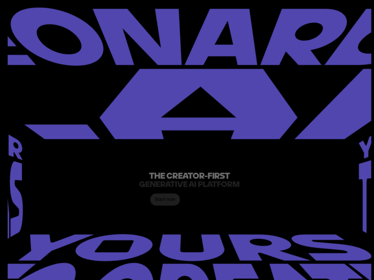 Leonardo.Ai 網站擷取圖