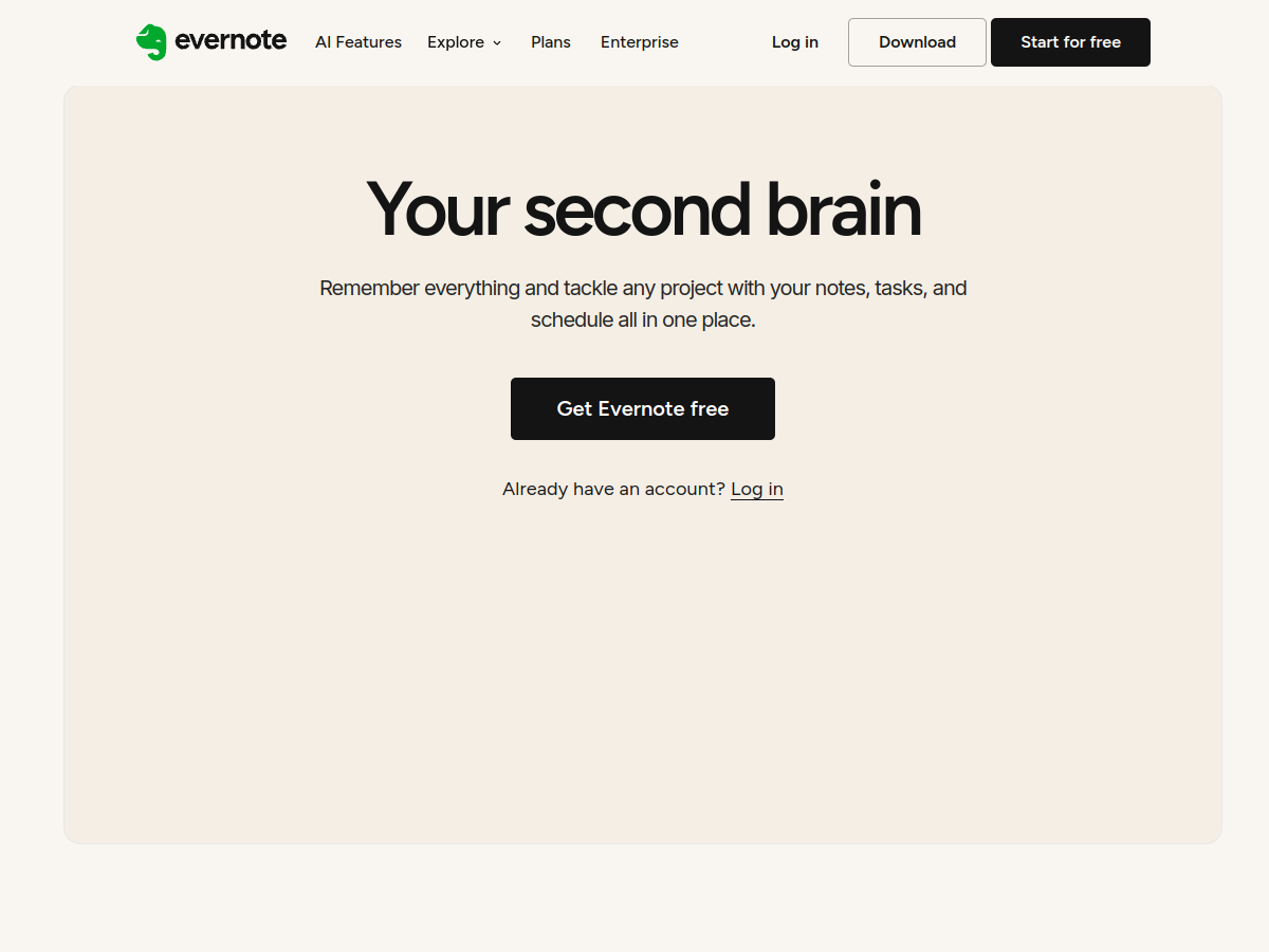 Evernote 網站擷取圖