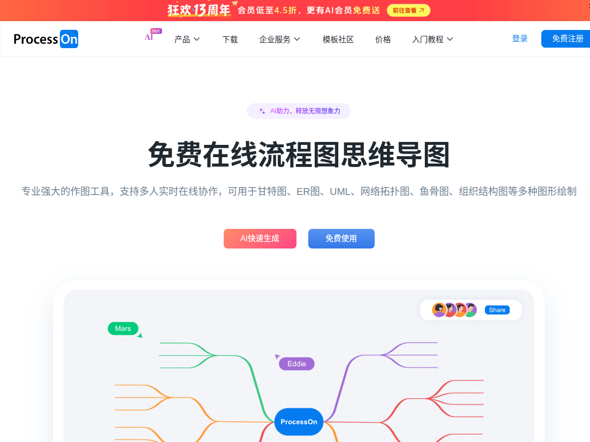 ProcessOn 網站擷取圖
