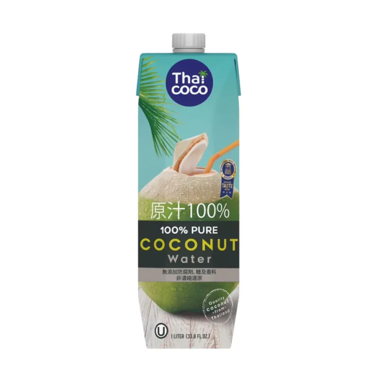 泰國第一品牌 THAI COCO 100%純天然椰子水1000ml，炎炎夏日清涼解渴的好選擇