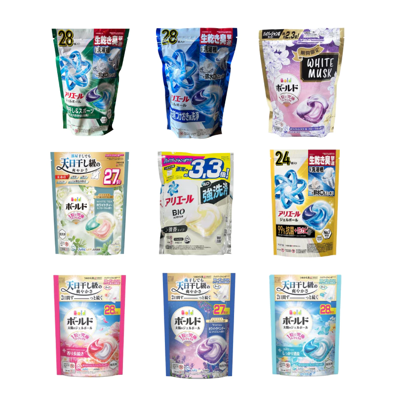 日本 P&G 4D 洗衣球系列：輕鬆搞定日常衣物清潔的小幫手