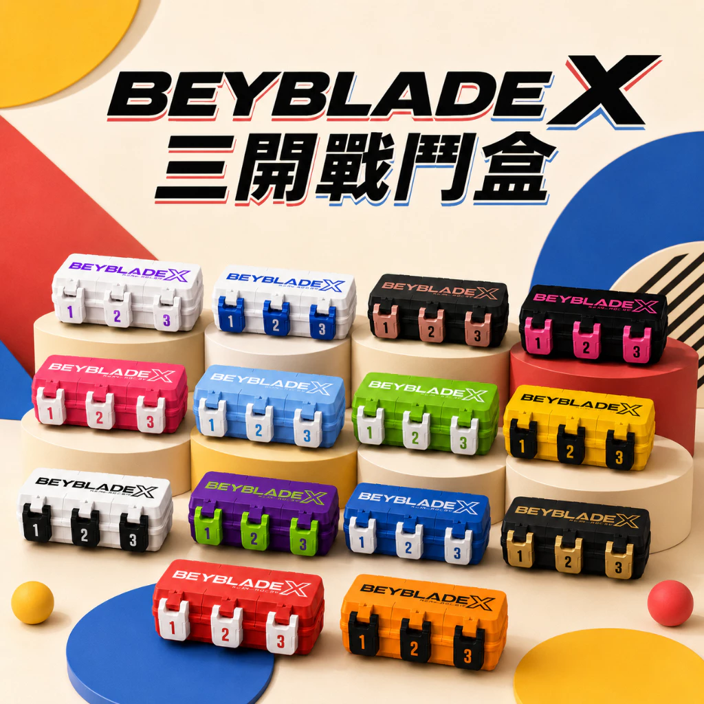台灣製戰鬥陀螺收納盒：讓 Beyblade X 收藏井然有序的實用選擇