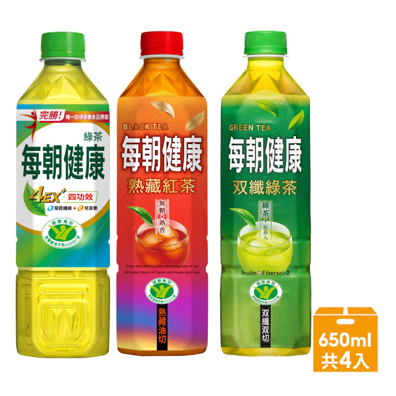 御茶園每朝健康650mlx4入組:三款無糖茶飲解油膩與日常搭配選擇 御茶園每朝健康650mlx4入組:三款無糖茶飲解油膩與日常搭配選擇