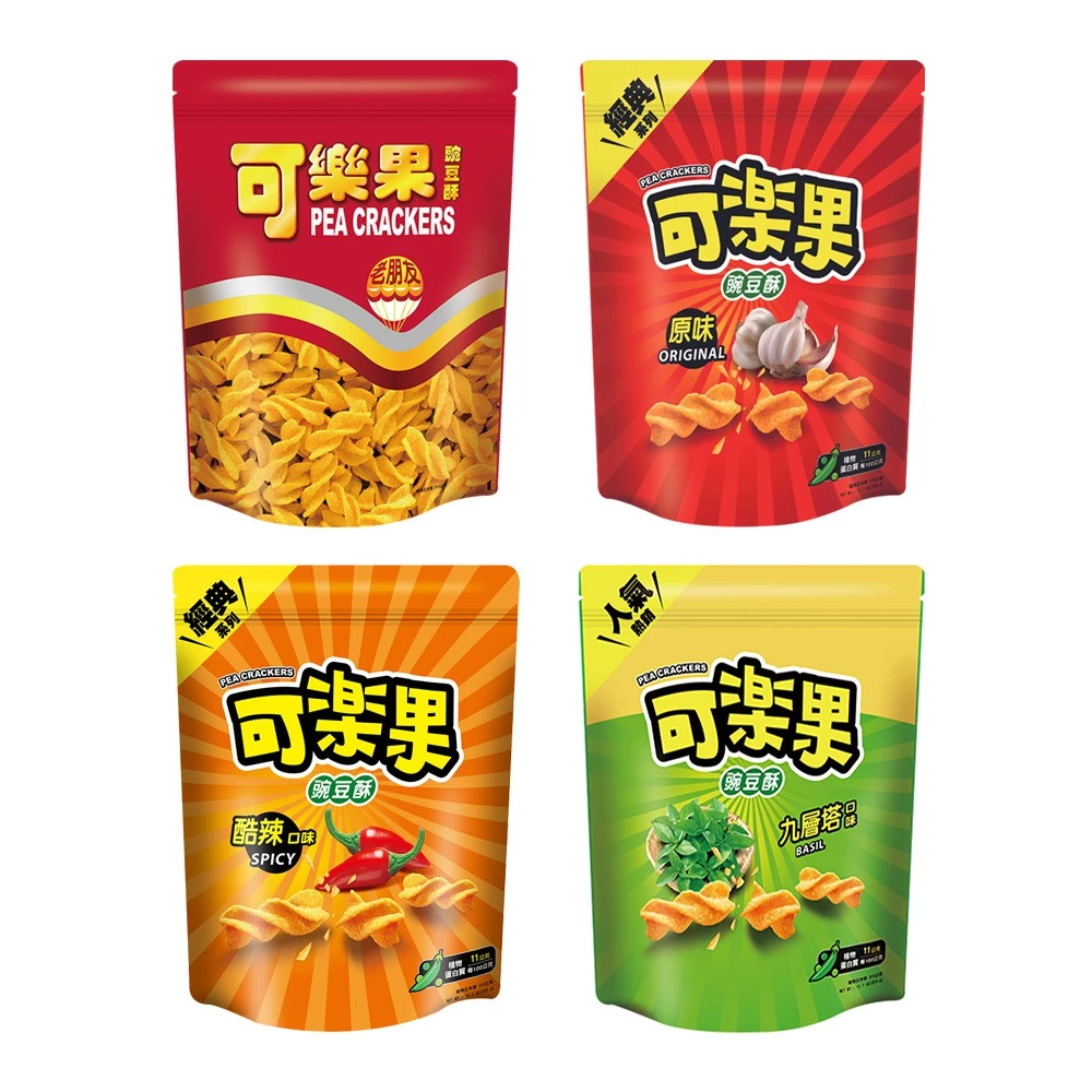 聯華食品可樂果豌豆酥315g夾鏈袋包:經典國民零食的多種風味選擇 聯華食品可樂果豌豆酥315g夾鏈袋包:經典國民零食的多種風味選擇