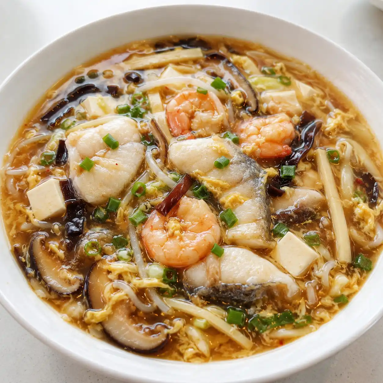 海鮮酸辣豆腐羹湯