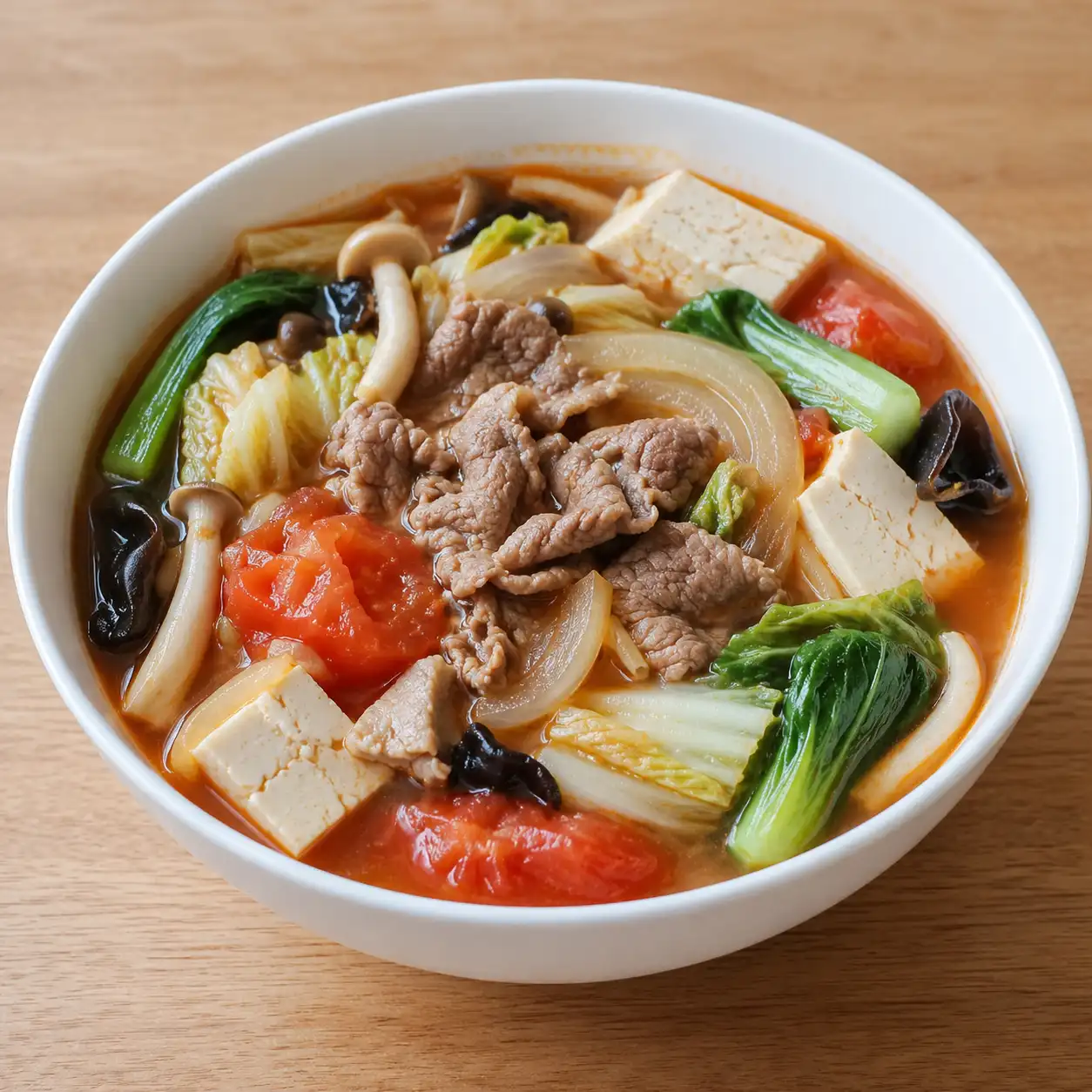 番茄牛肉豆腐家常鍋