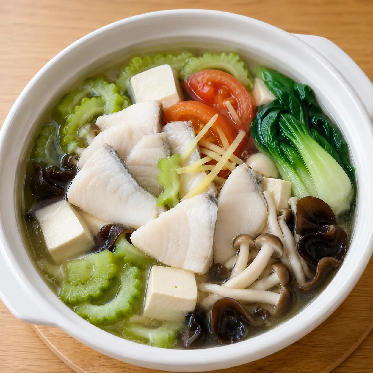 苦瓜豆腐魚片清爽鍋