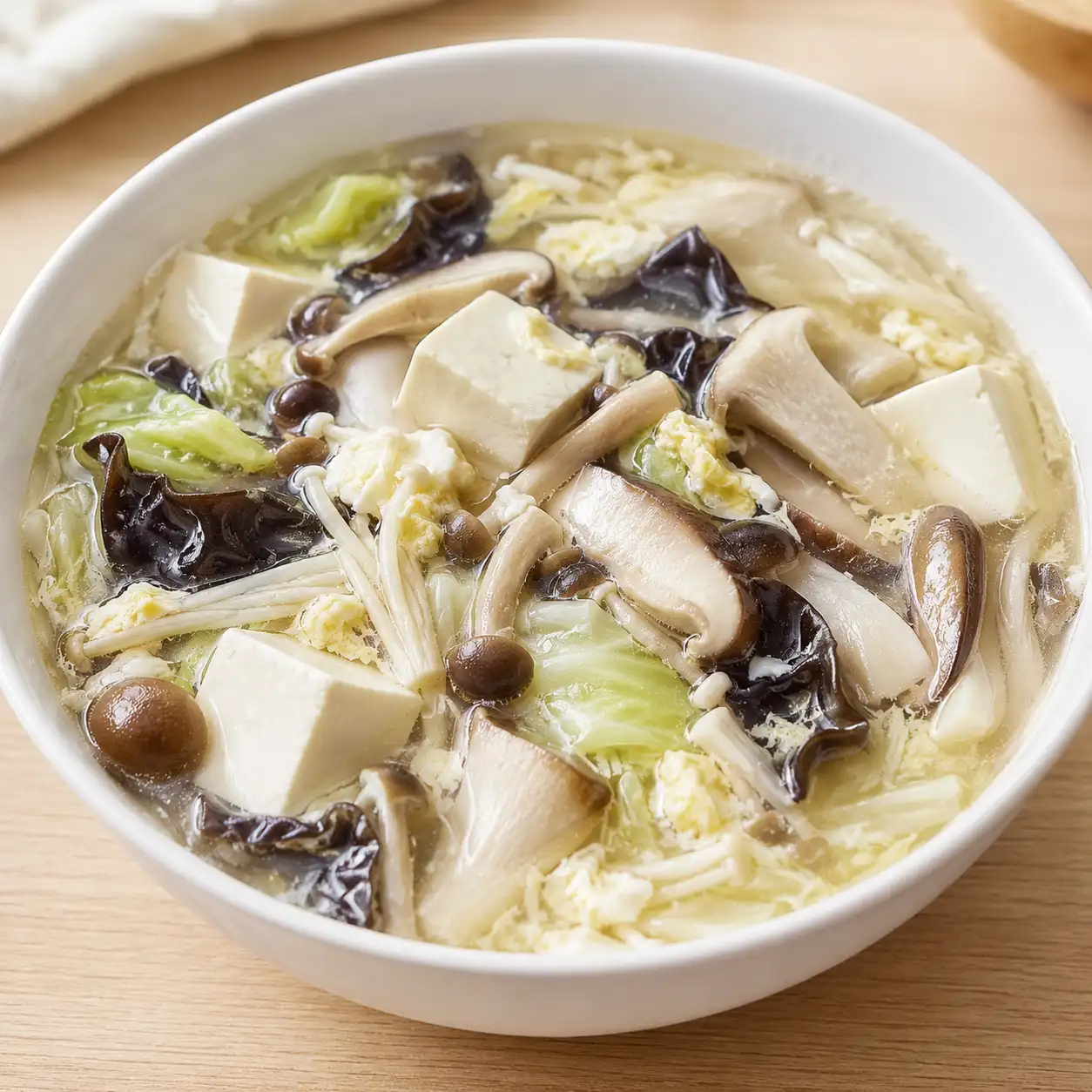 豆腐五菇高纖飽足湯