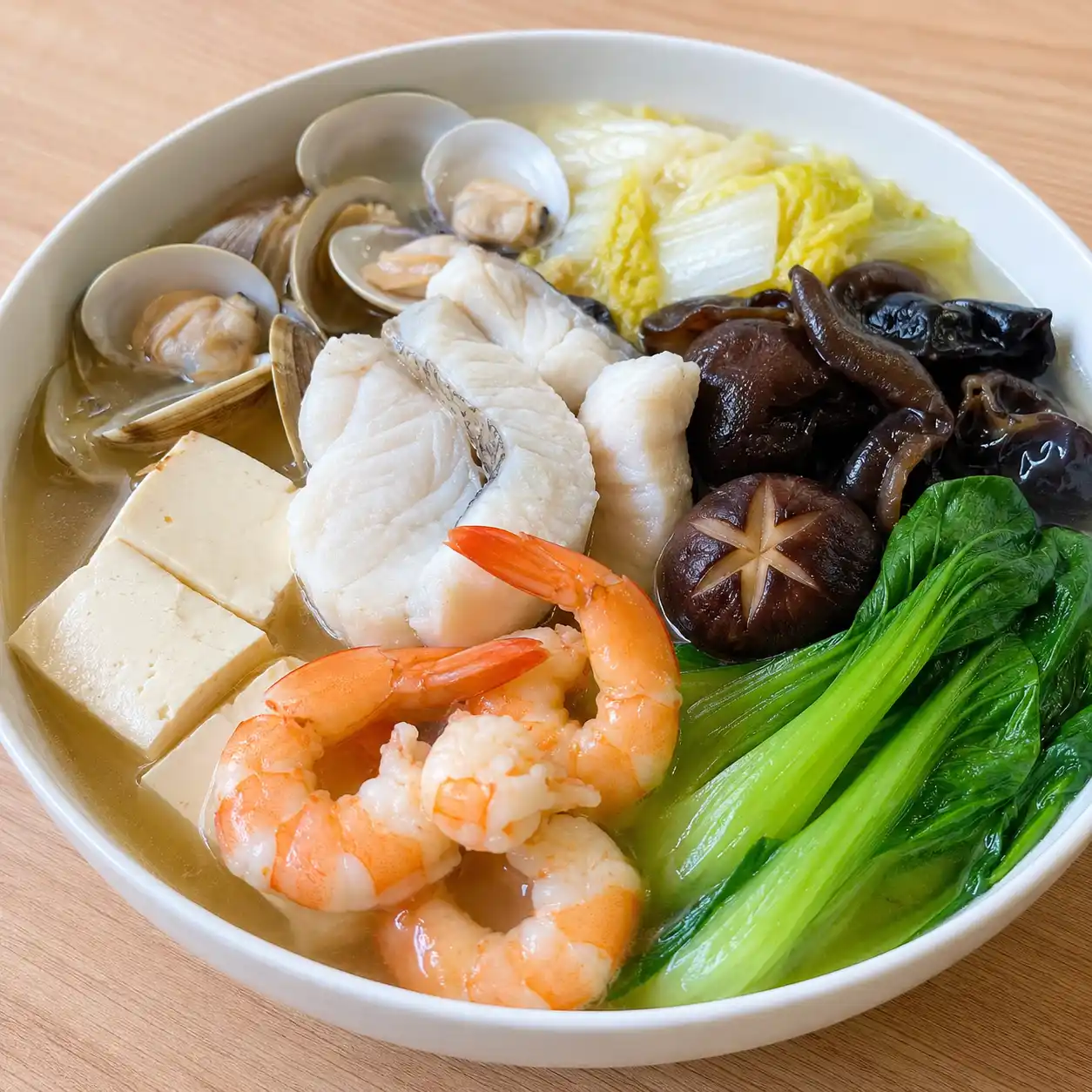 三鮮昆布豆腐蔬菜鍋湯