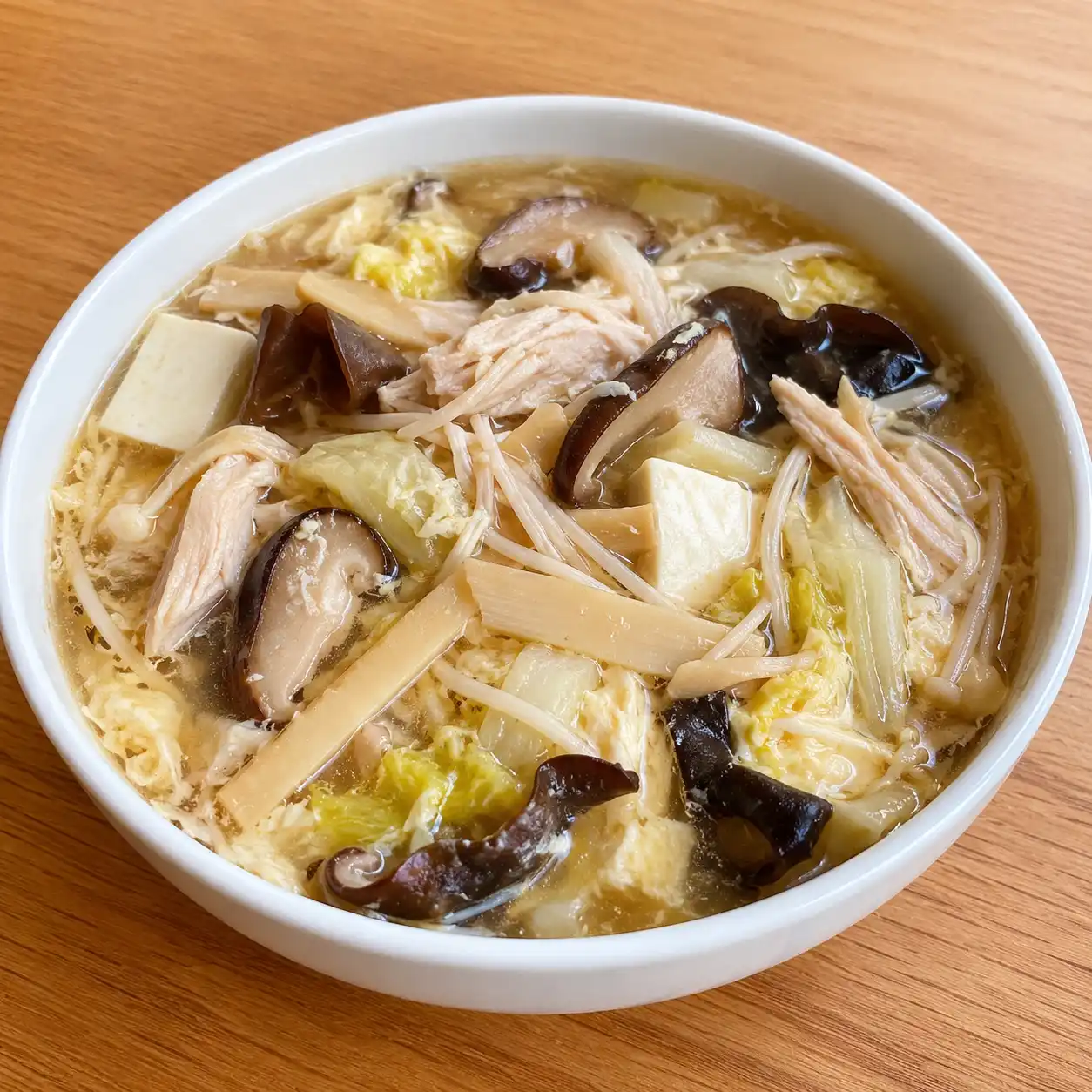 香菇筍絲雞肉古早味湯