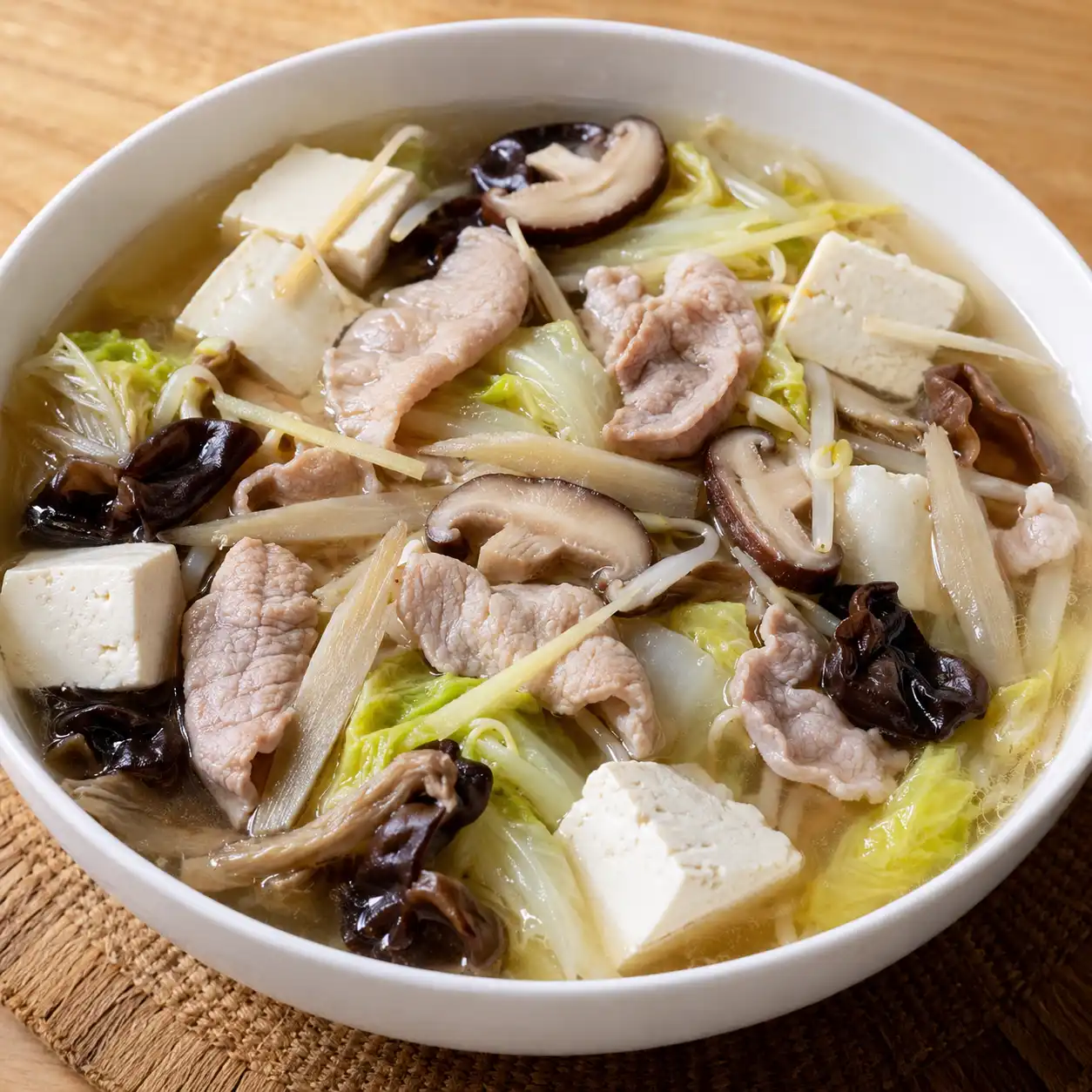 牛蒡瘦肉豆腐燉湯控量版