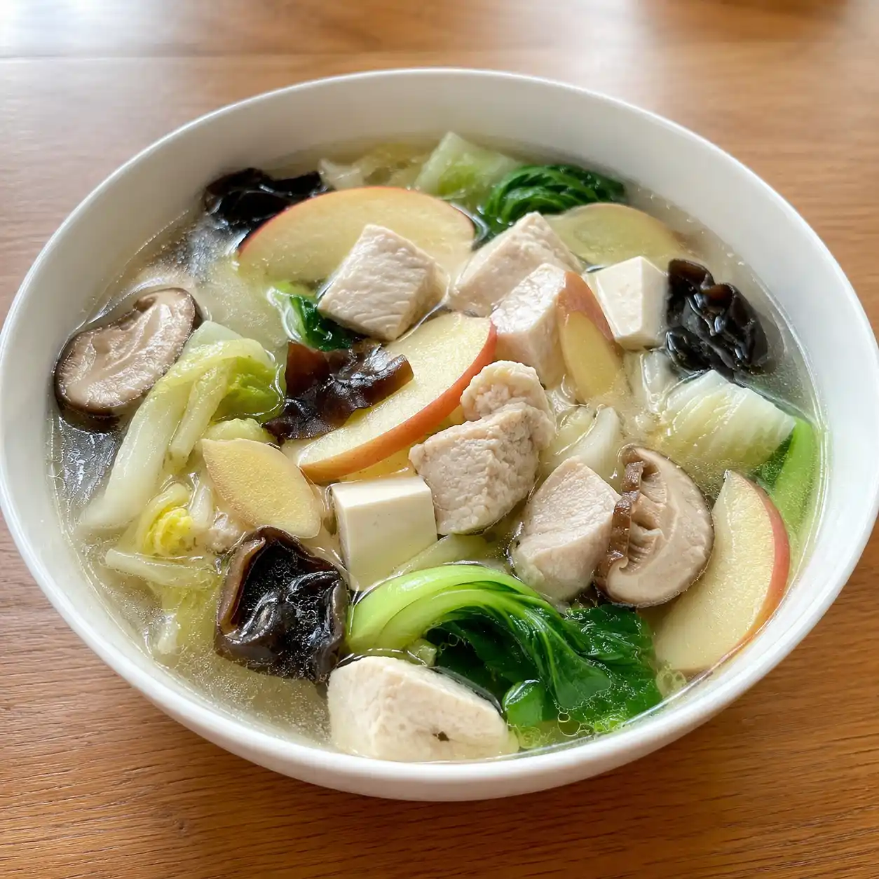 蘋果香氣雞胸蔬菜湯控量版
