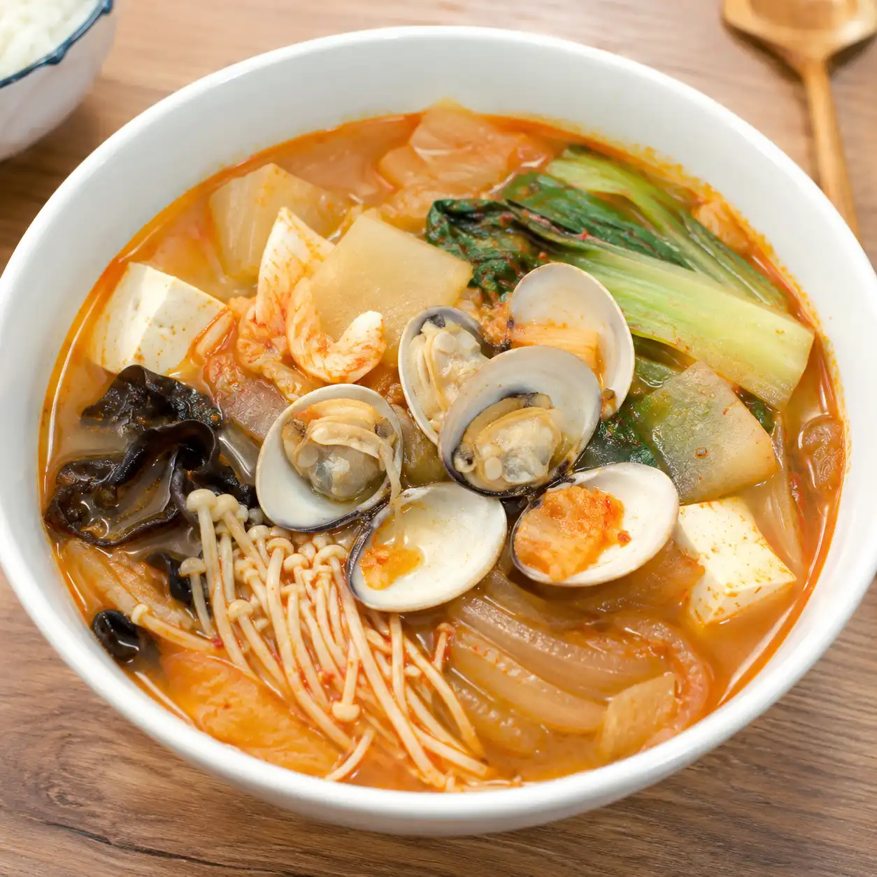 韓式泡菜冬瓜蛤蜊湯