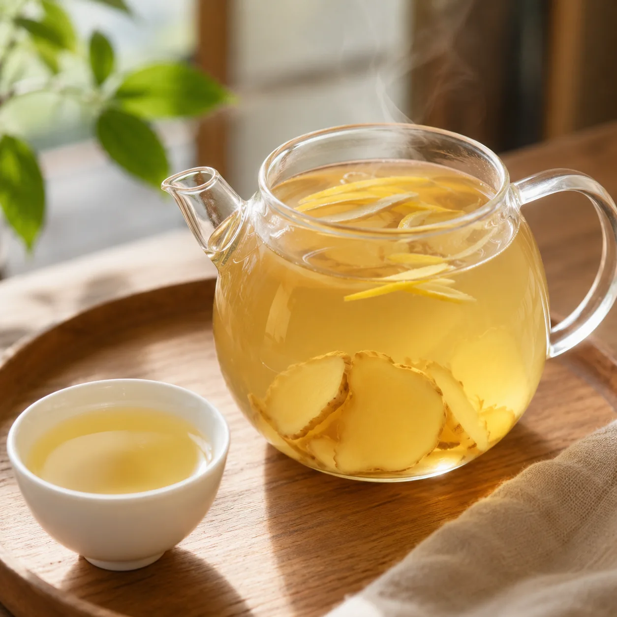 薑香烏龍熱茶