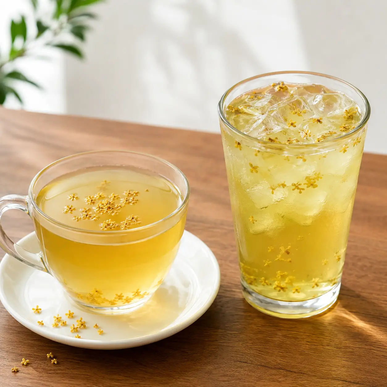 桂花綠茶熱冷雙飲