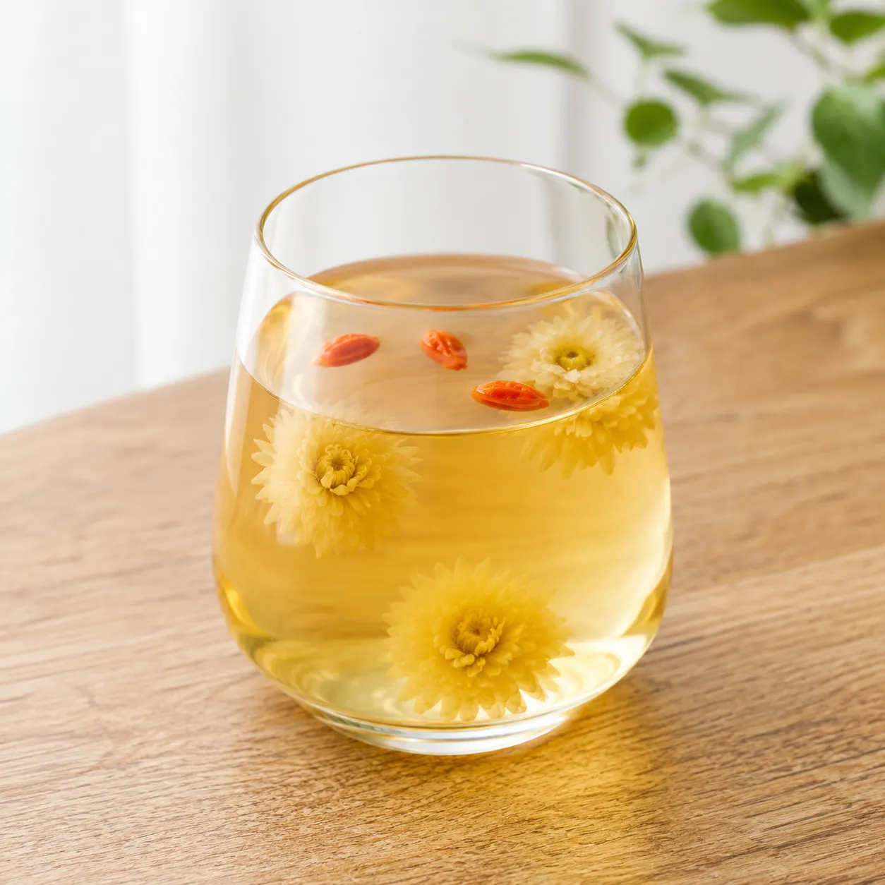 冷泡菊花茶