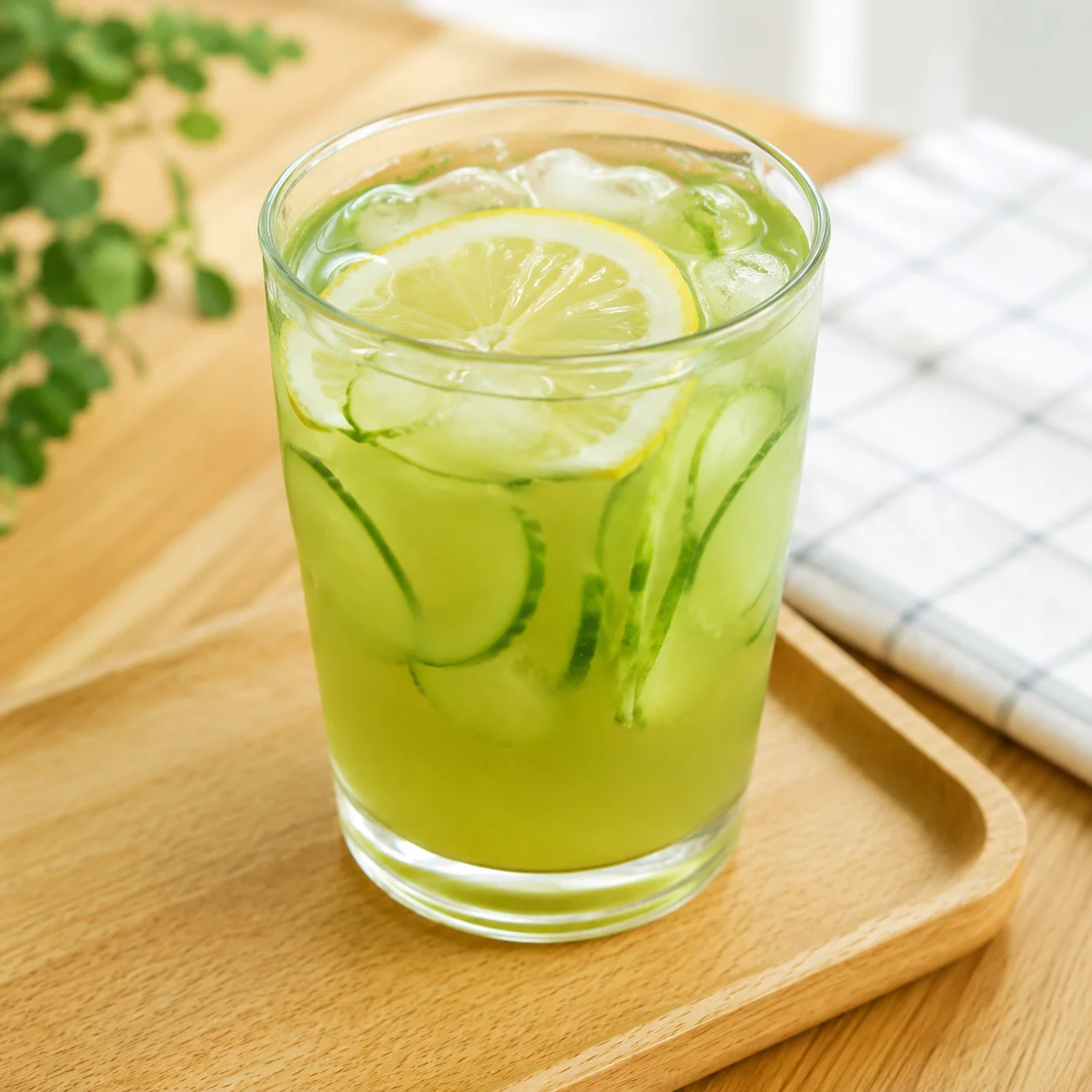 小黃瓜綠茶纖維飲