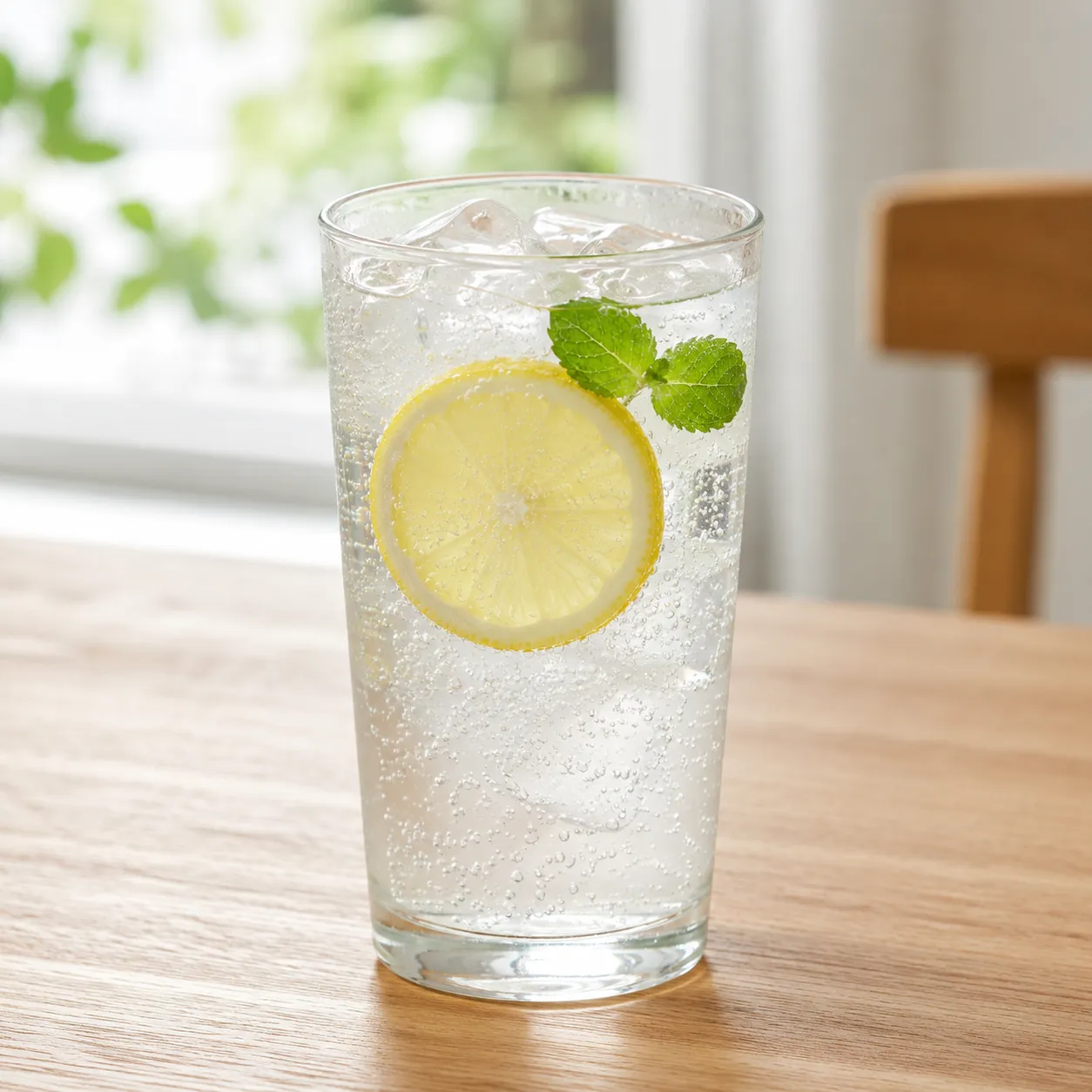 檸檬氣泡補水飲