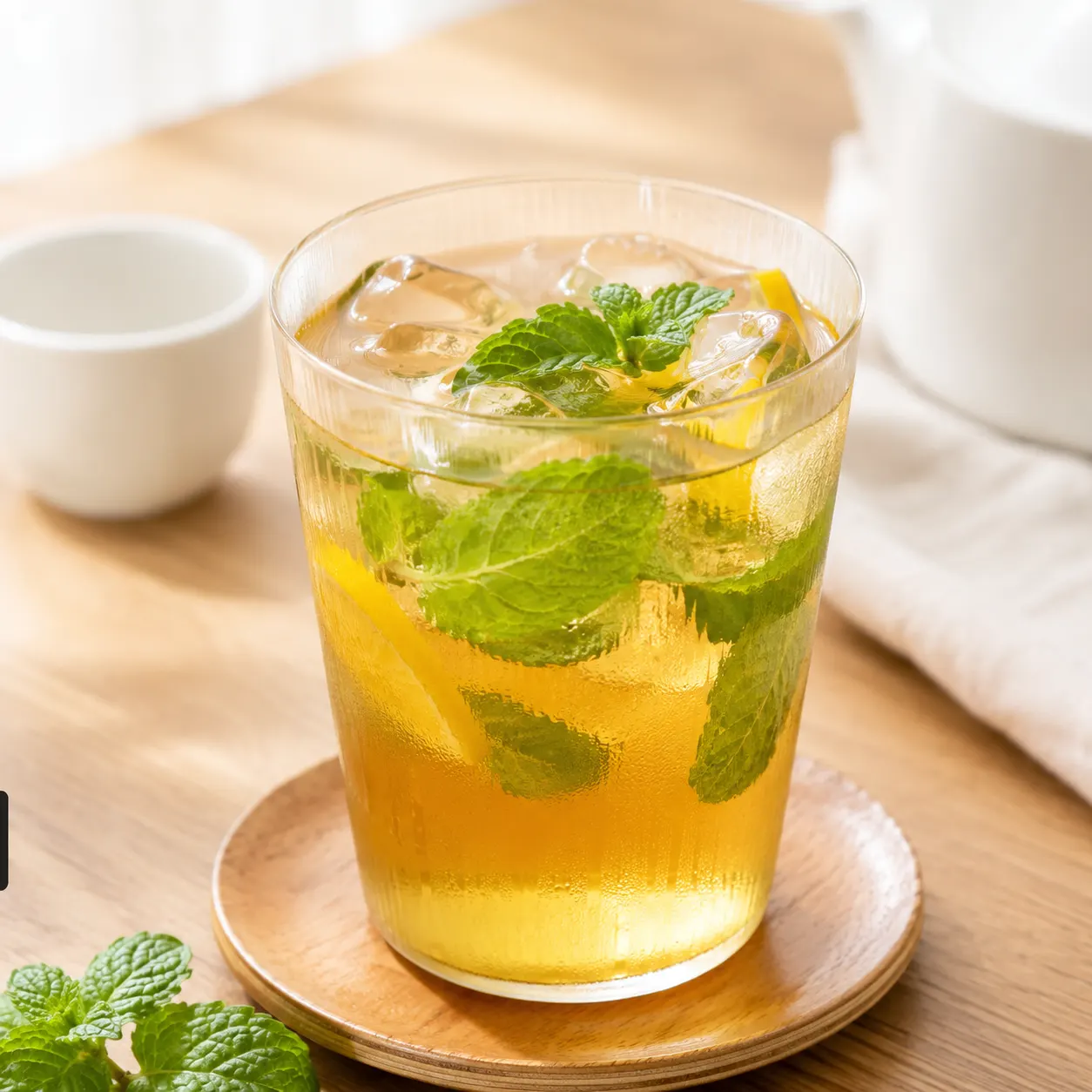 薄荷冷泡茶補水飲