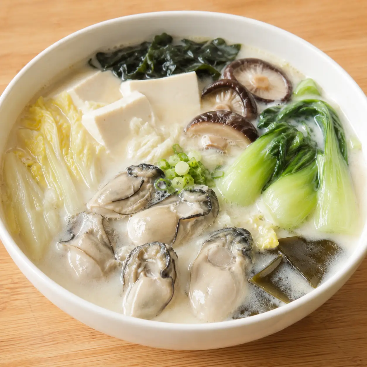 昆布鮮蚵豆漿白湯