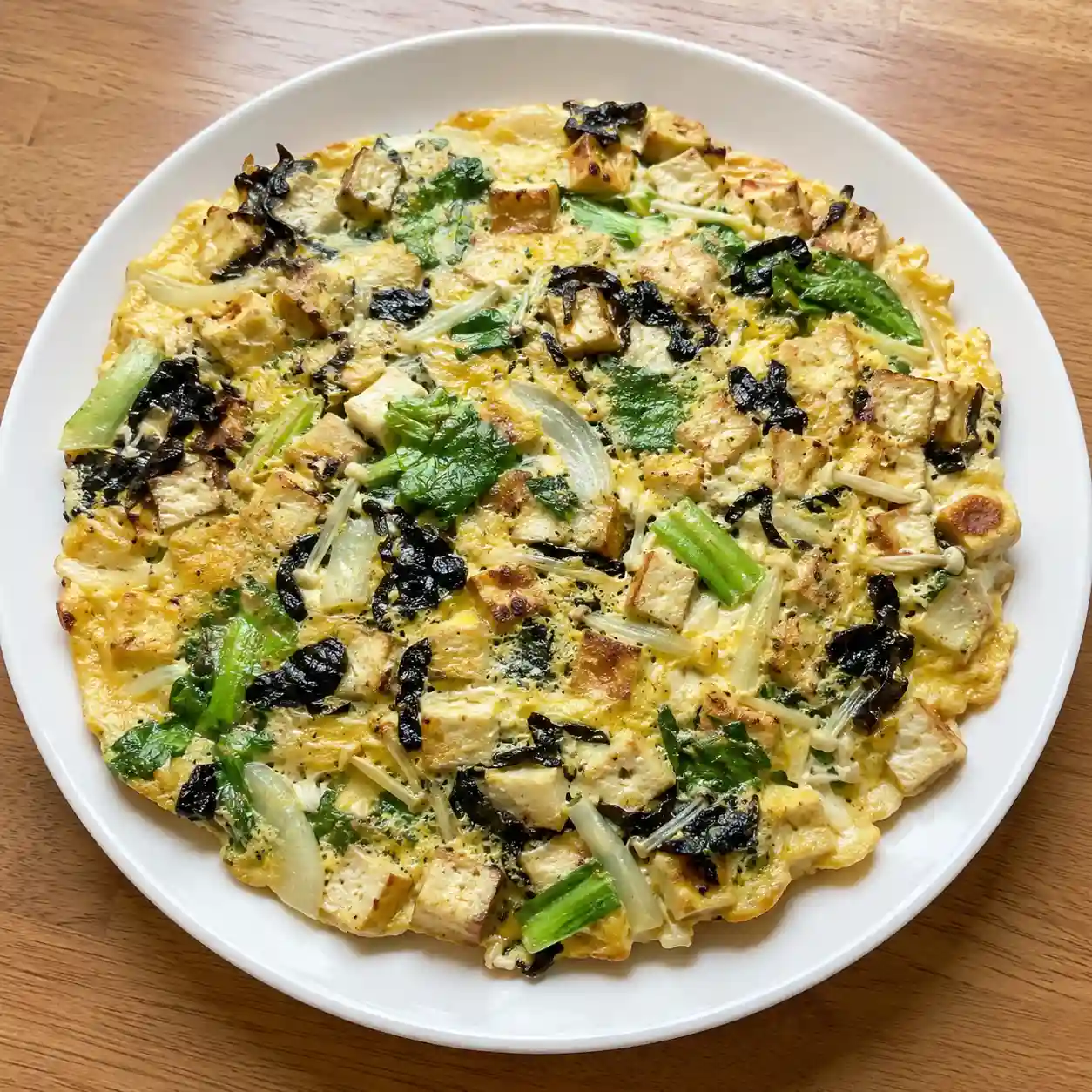 紫菜蛋香豆干煎蛋