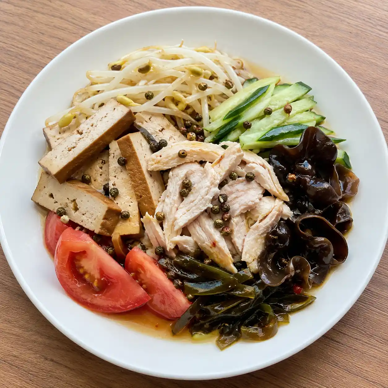 椒麻雞胸冷滷豆干
