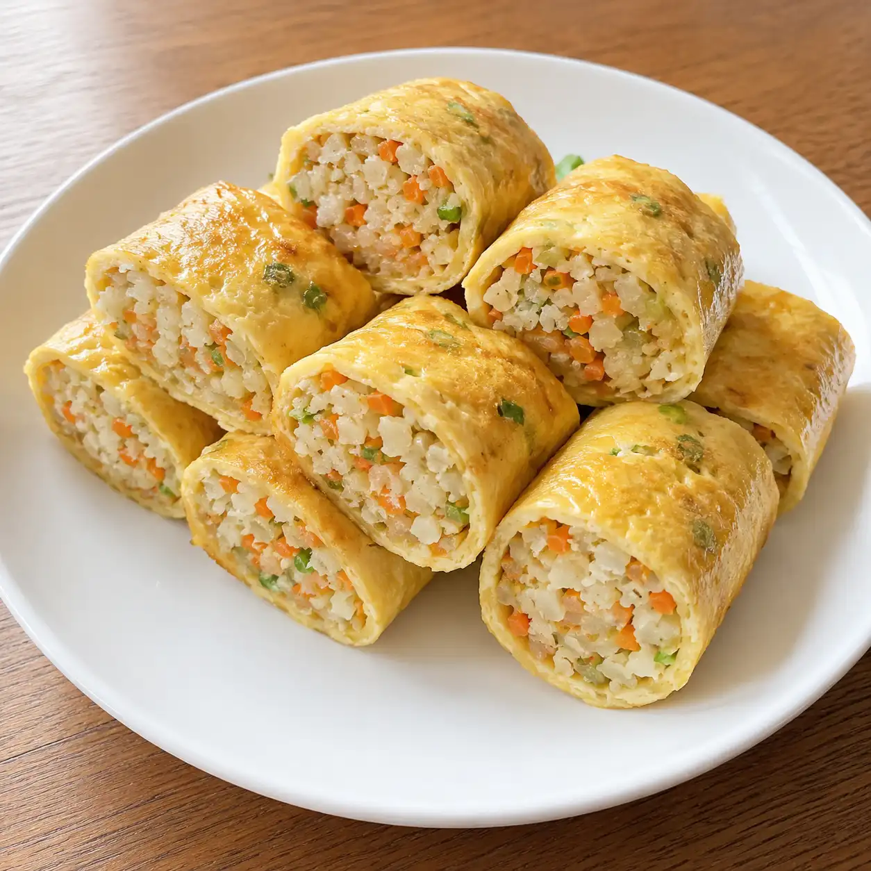 花椰菜米蛋捲