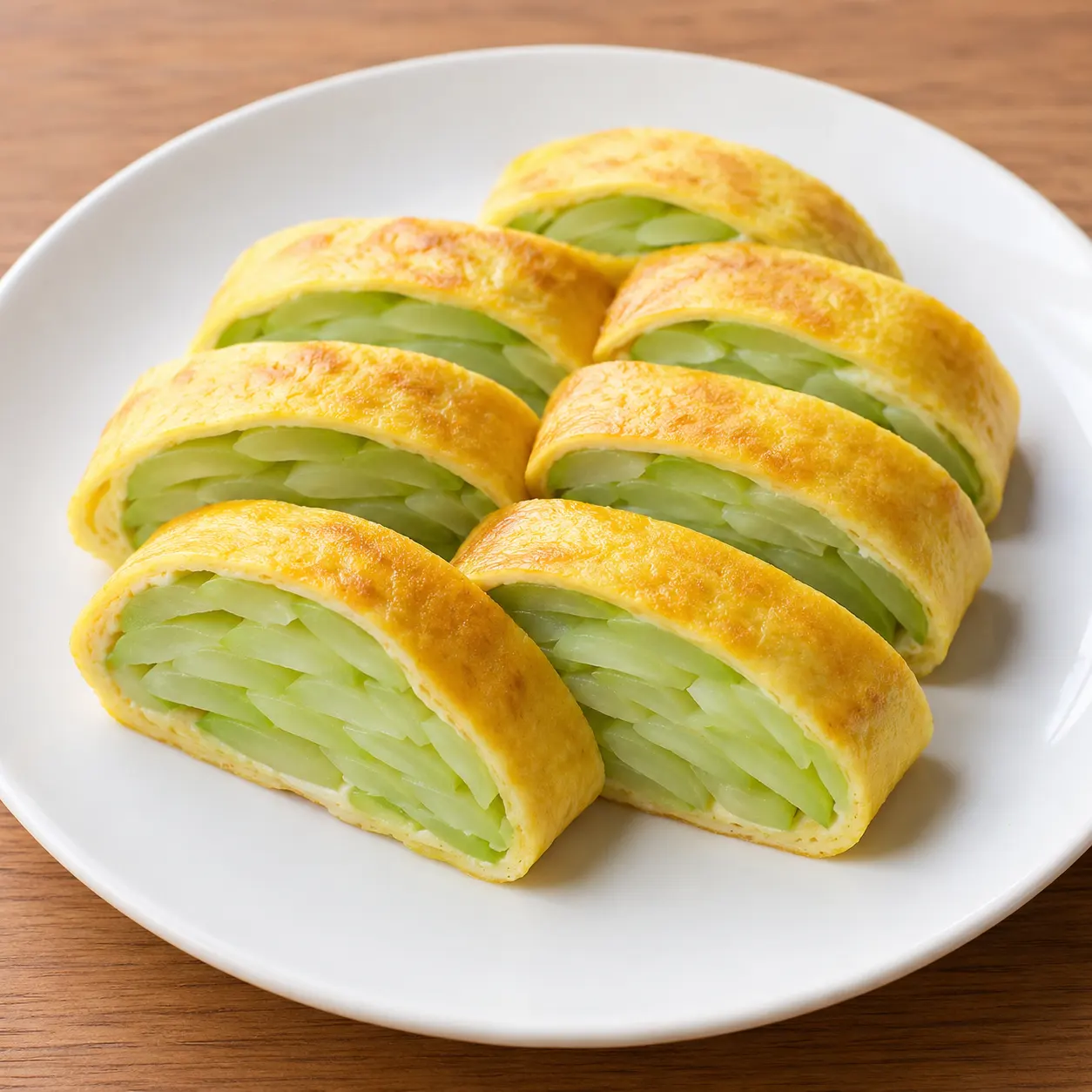 苦瓜薄片蛋捲