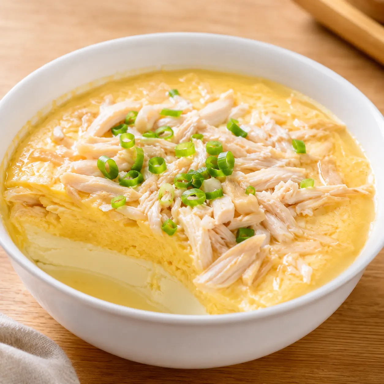 雞胸豆腐滑蒸蛋