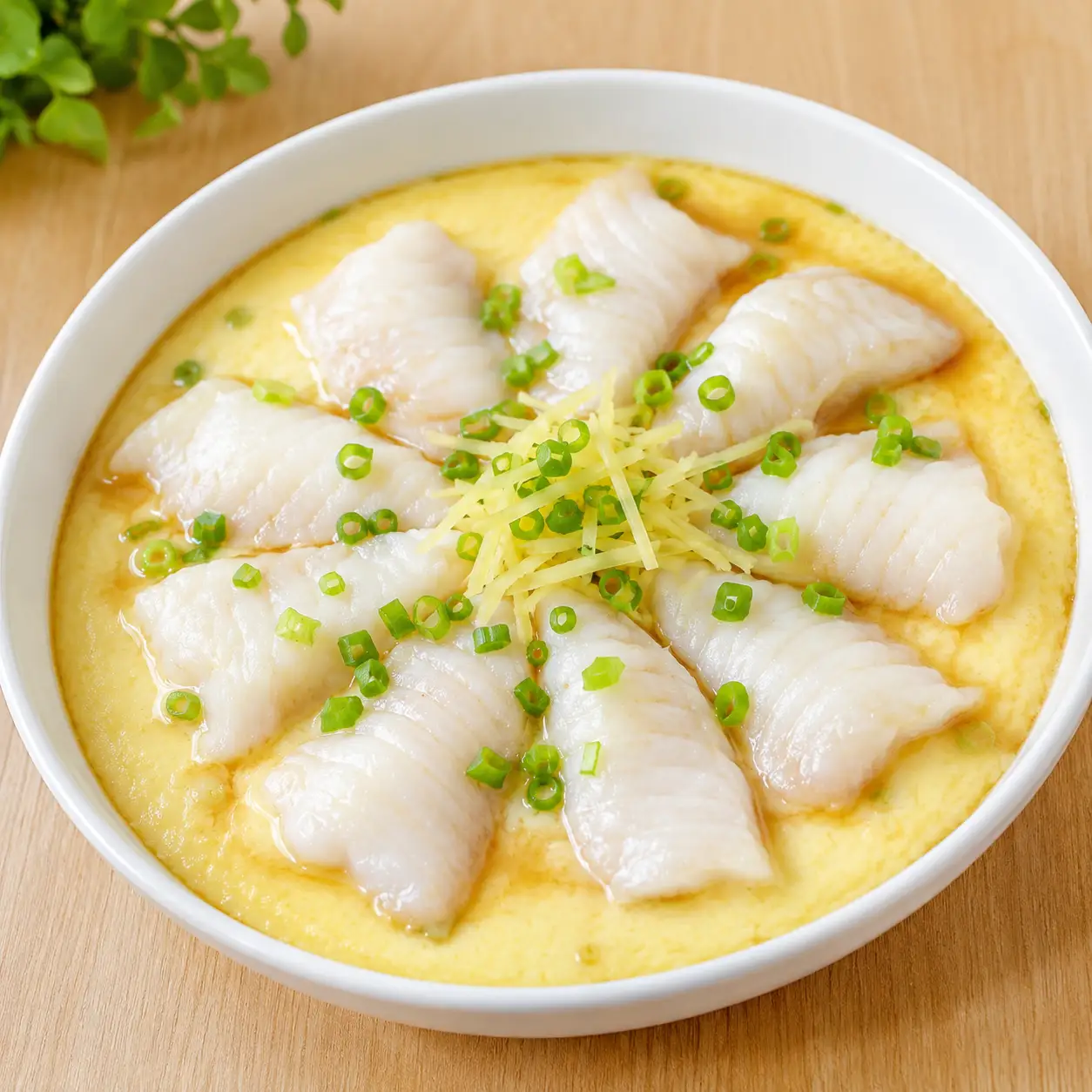 鯛魚嫩片蒸蛋