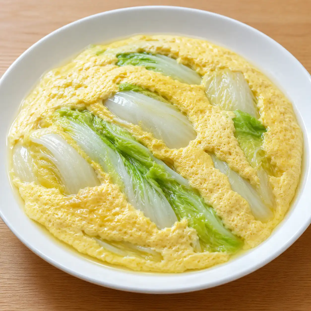 白菜清甜蒸蛋