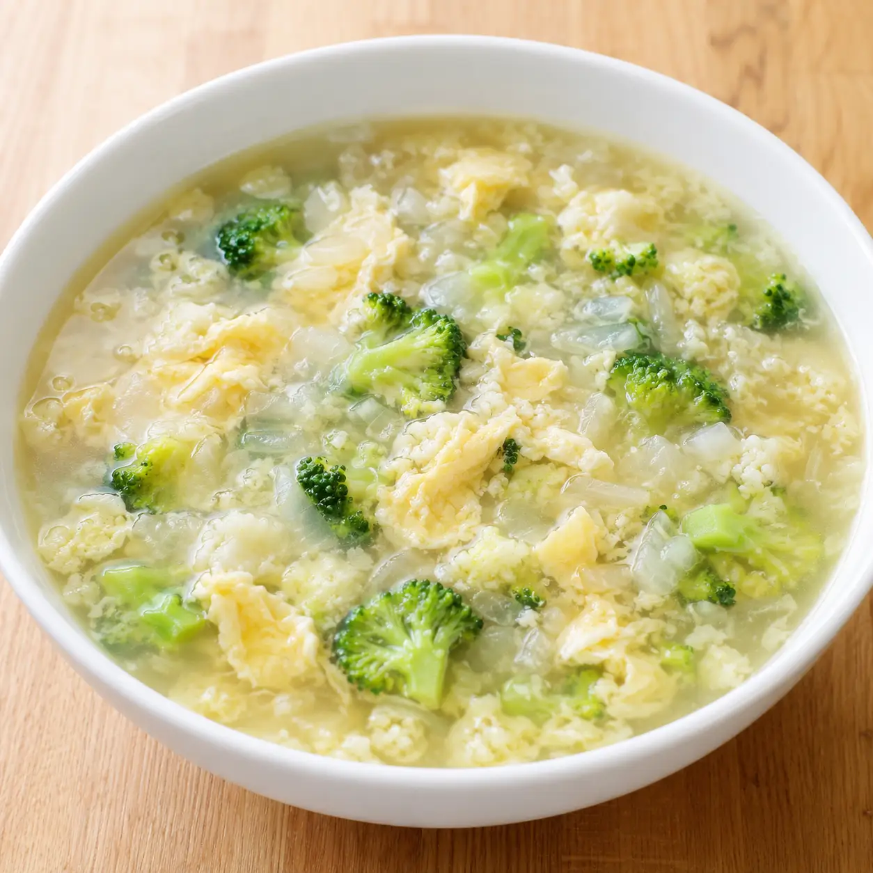 花椰菜蛋花濃感清湯