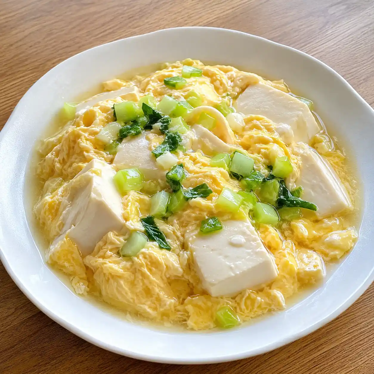 豆腐水波滑蛋