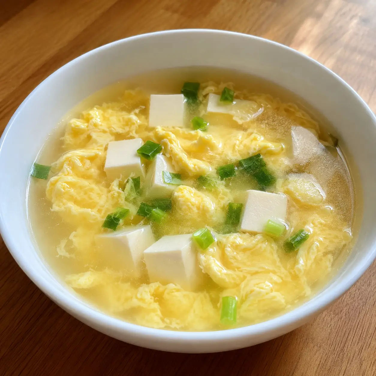 豆腐蛋花清湯