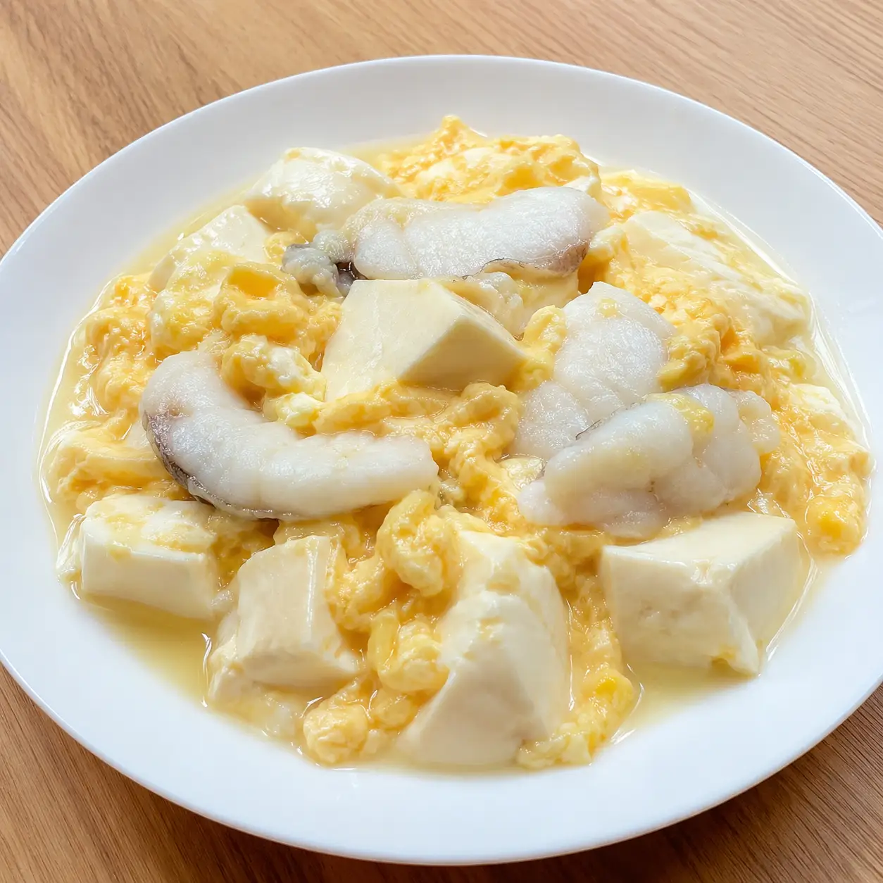 魚片豆腐柔滑蛋