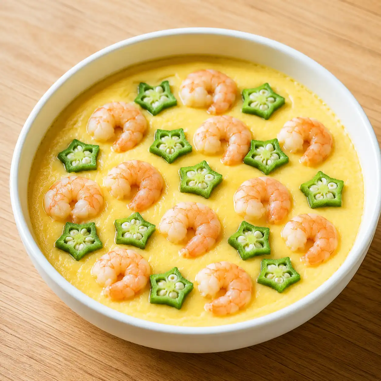 蝦仁星點蒸蛋