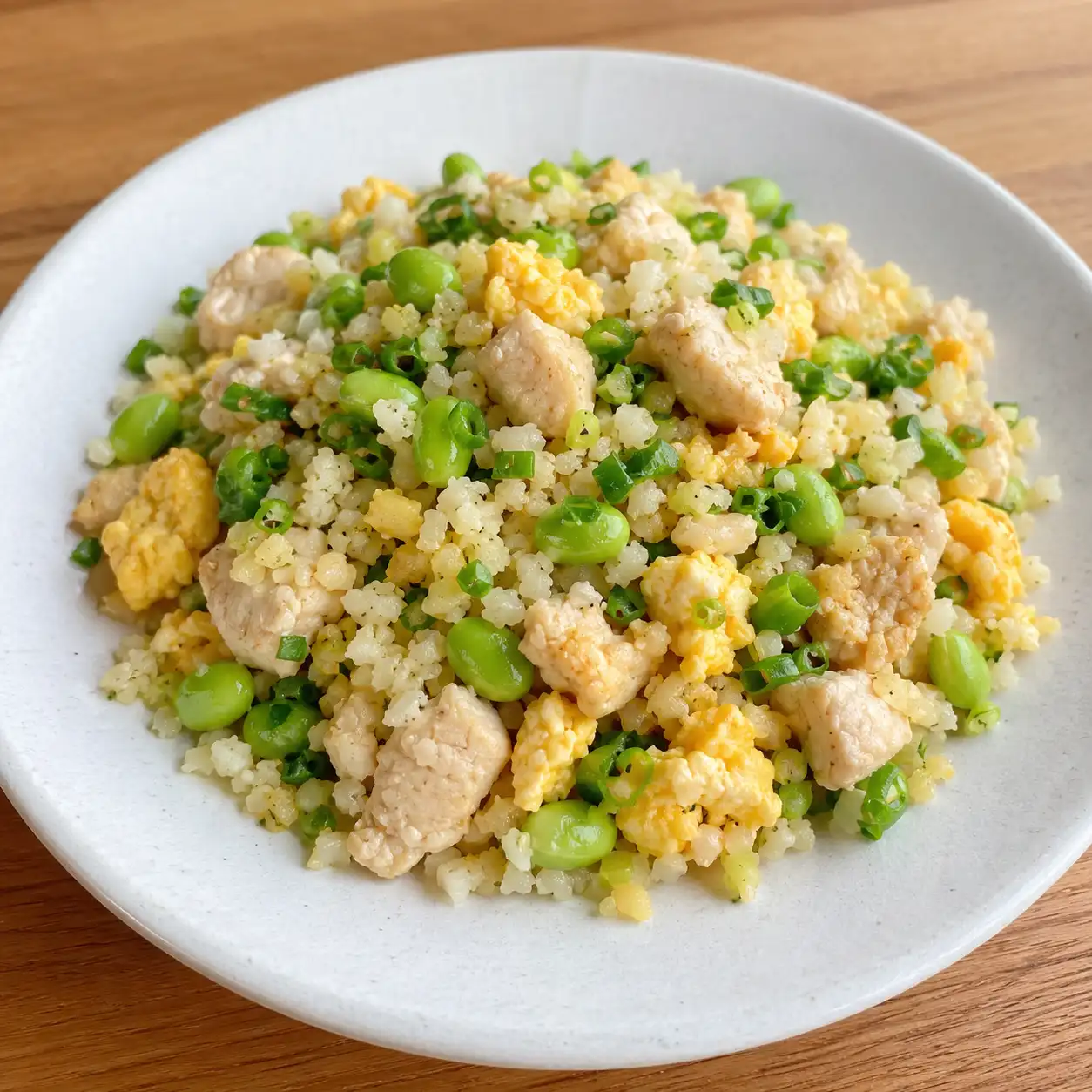 雞肉花椰菜蛋炒飯感