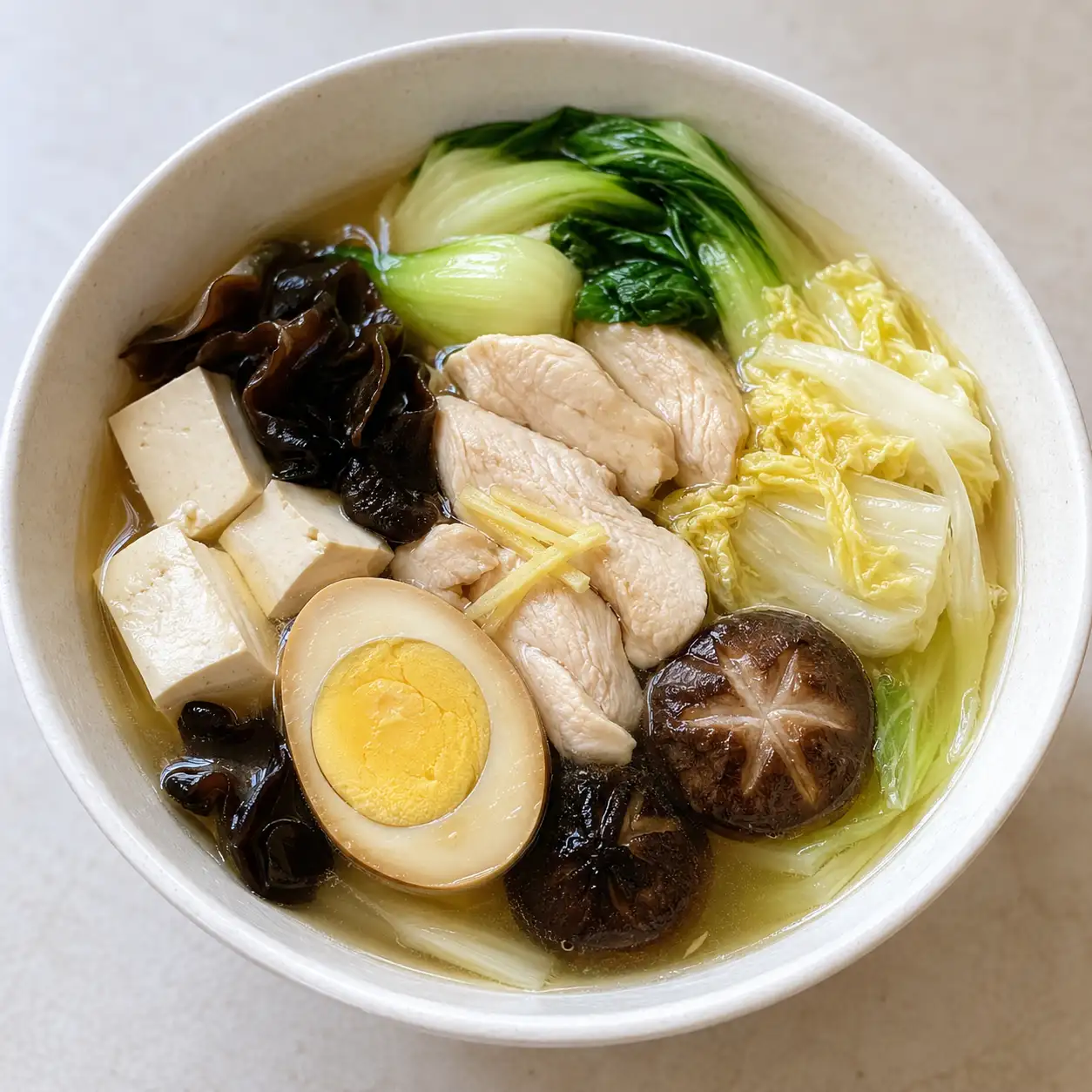 皮蛋胡麻豆腐雞絲拌菜