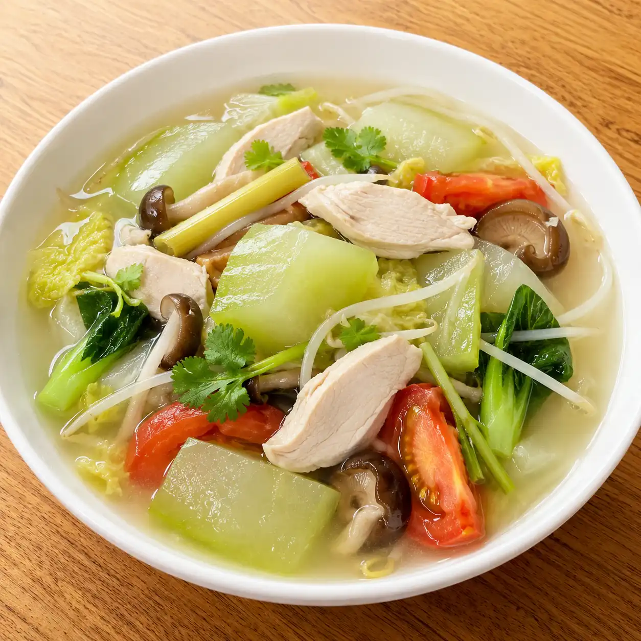 香茅雞肉瓠瓜酸香湯