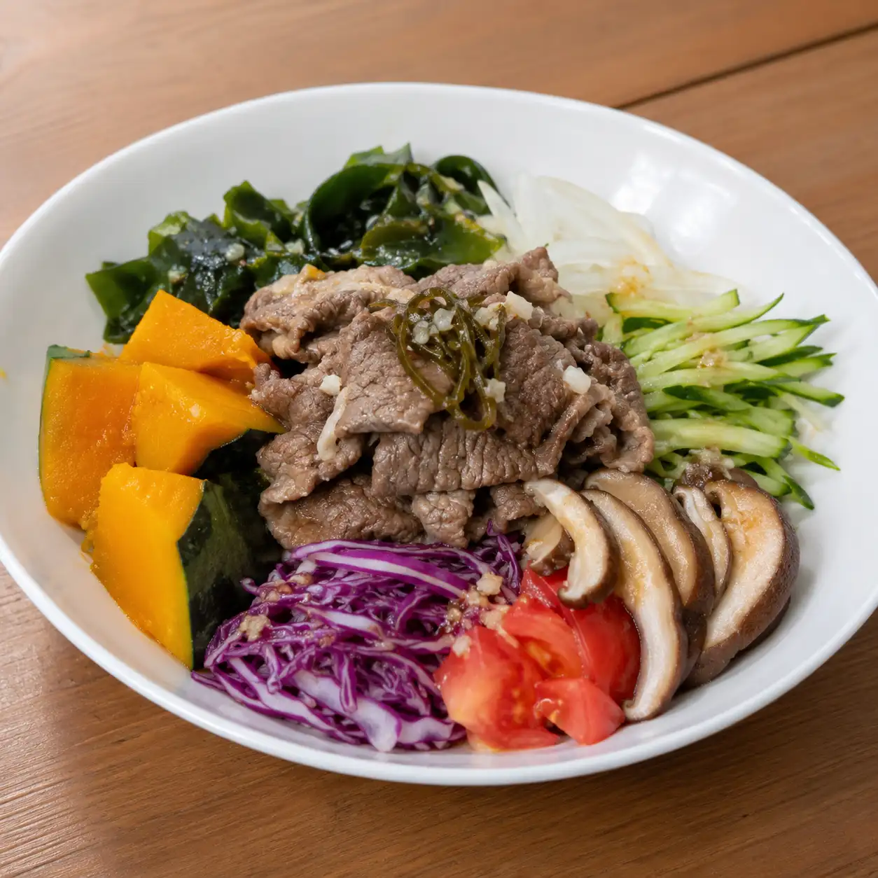 昆布牛肉南瓜冷熱拌