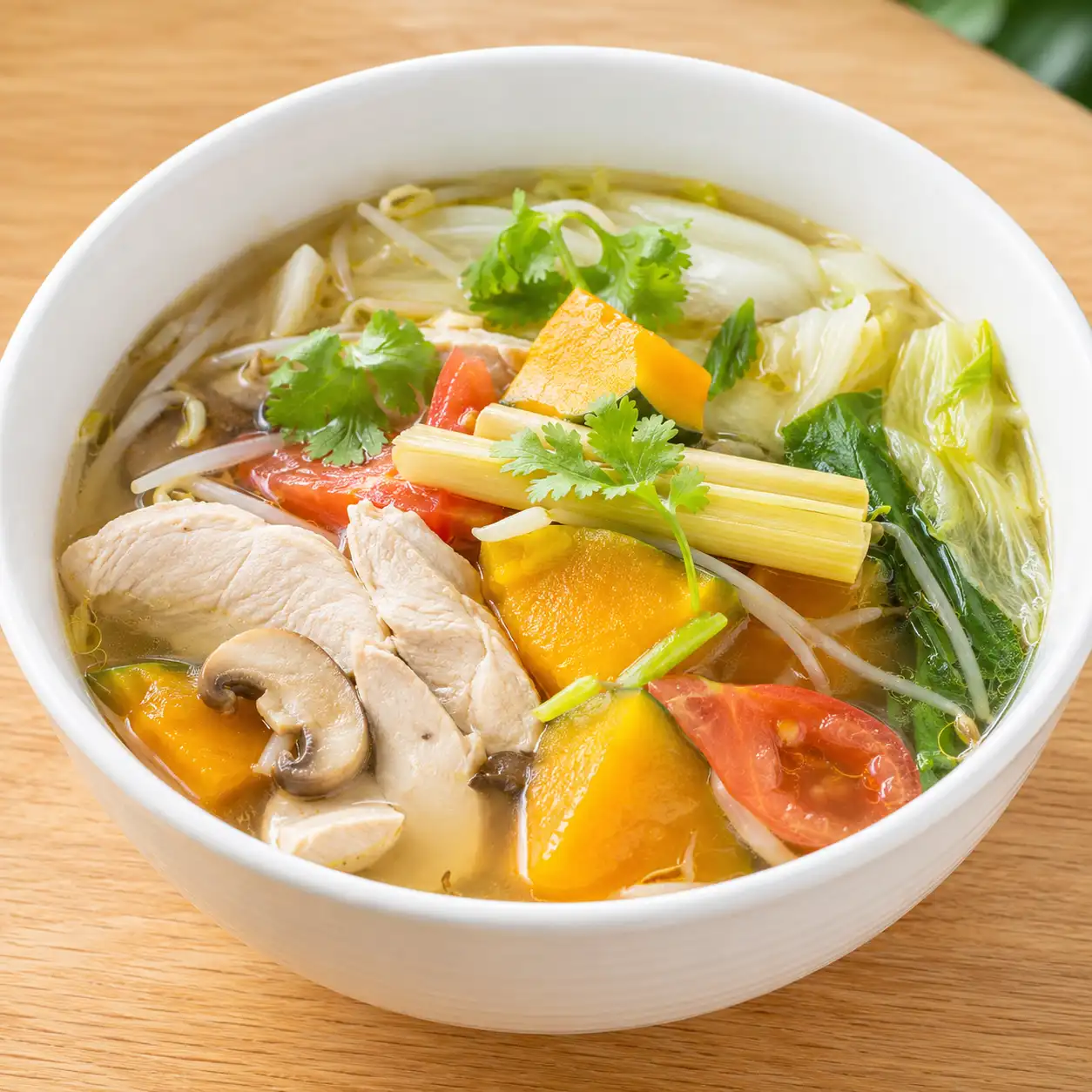香茅雞肉南瓜酸香湯