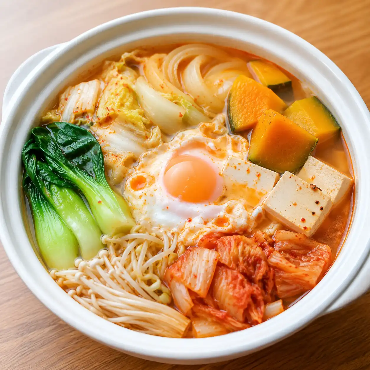 韓式泡菜豆腐南瓜鍋