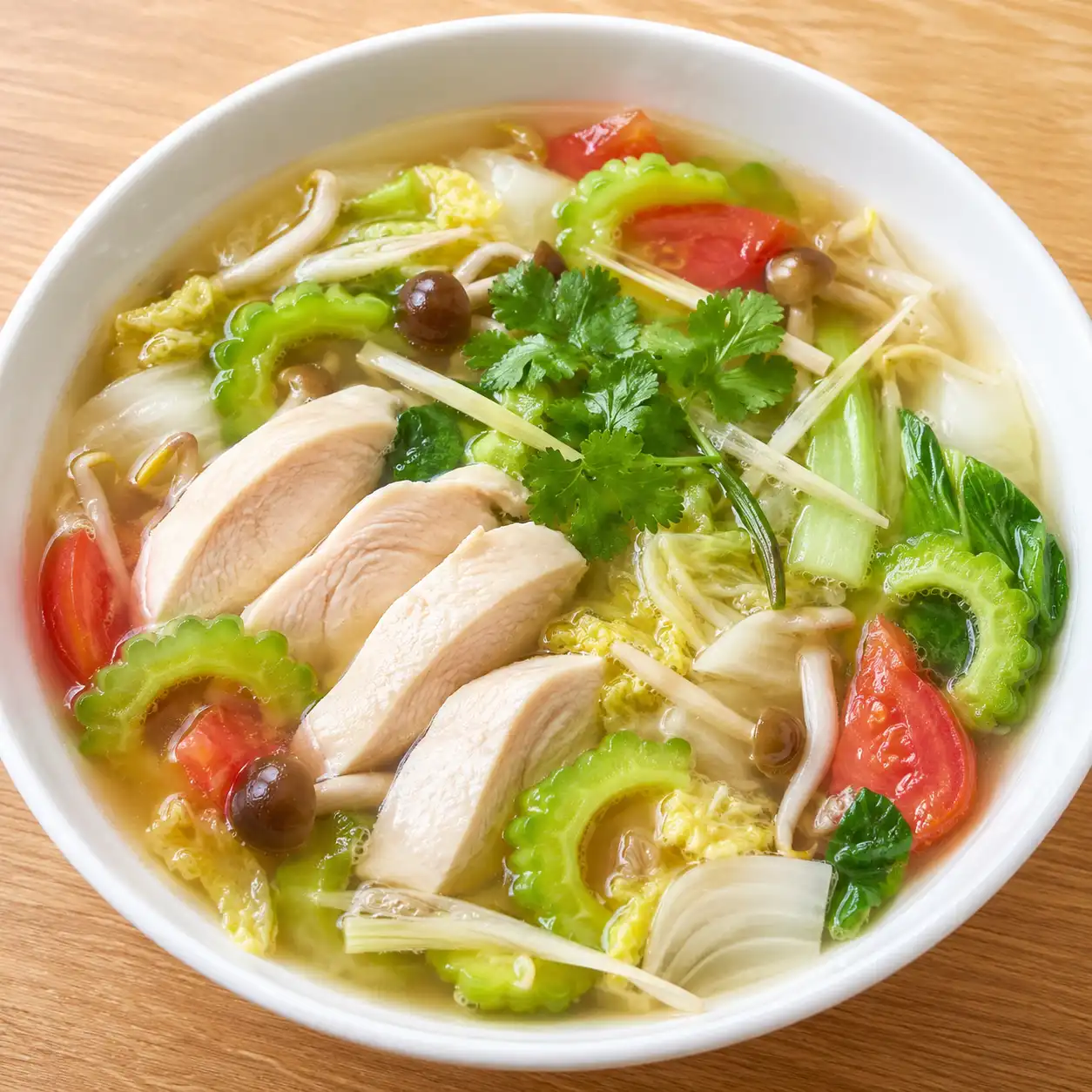 香茅雞肉苦瓜酸香湯