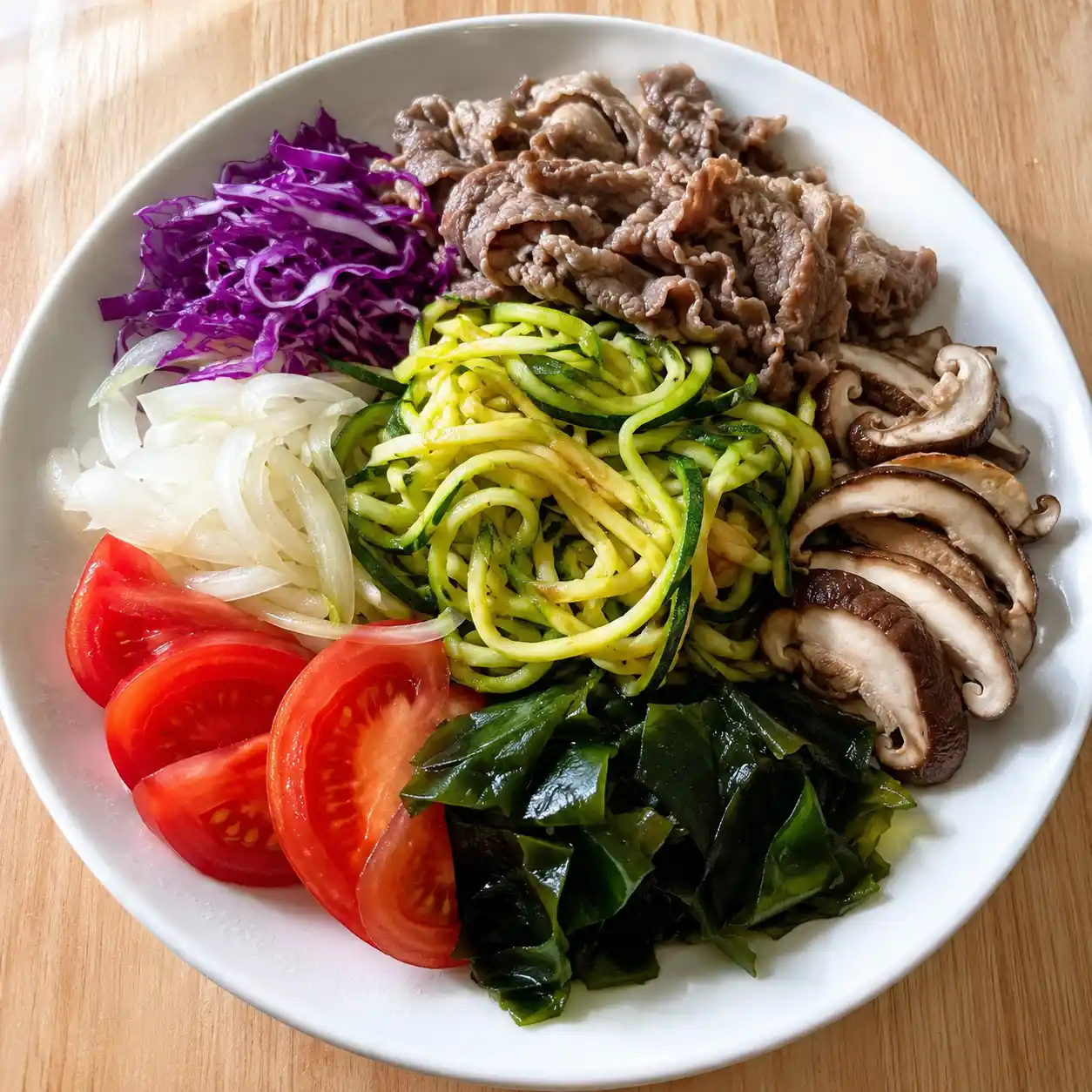 昆布牛肉櫛瓜冷煎麵盒
