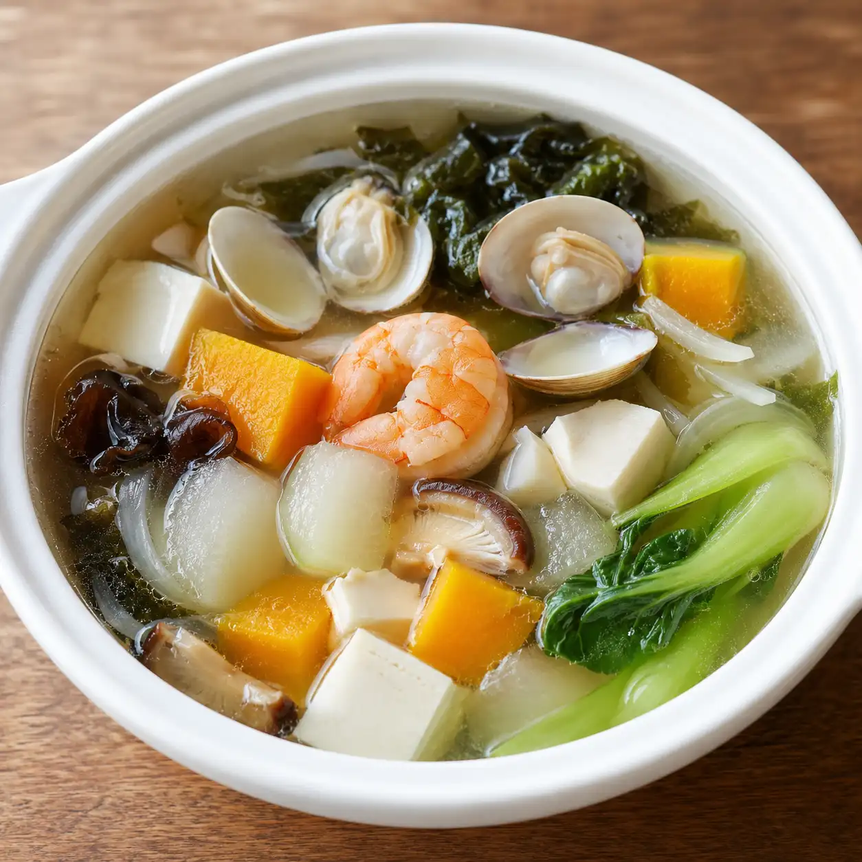 海鮮豆腐南瓜控量清湯