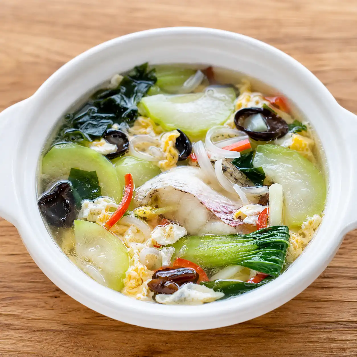 梅醋鯛魚蒲瓜冷熱湯