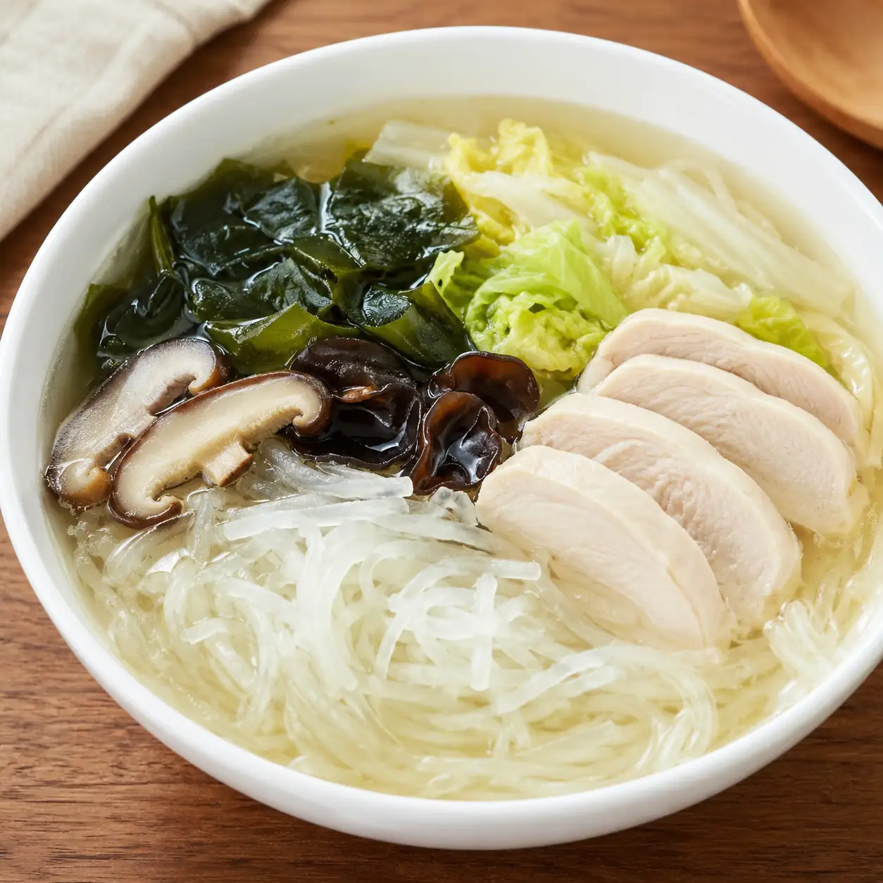 昆布雞胸蘿蔔絲海藻麵