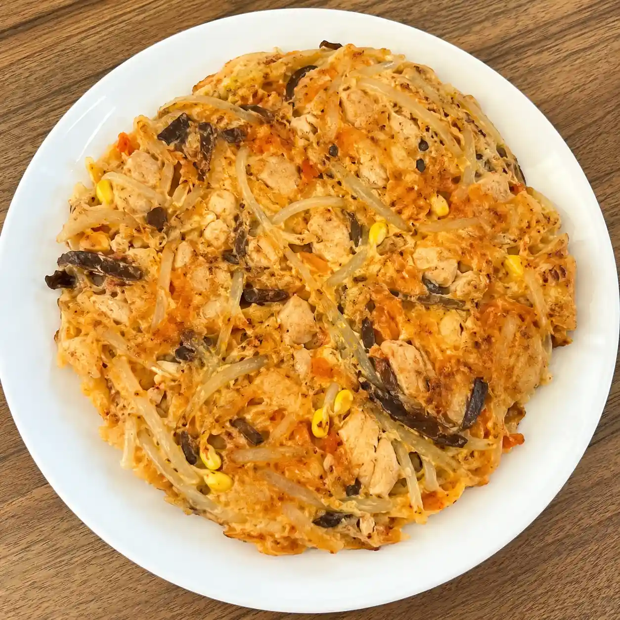 泡菜雞腿蘿蔔絲韓式煎餅